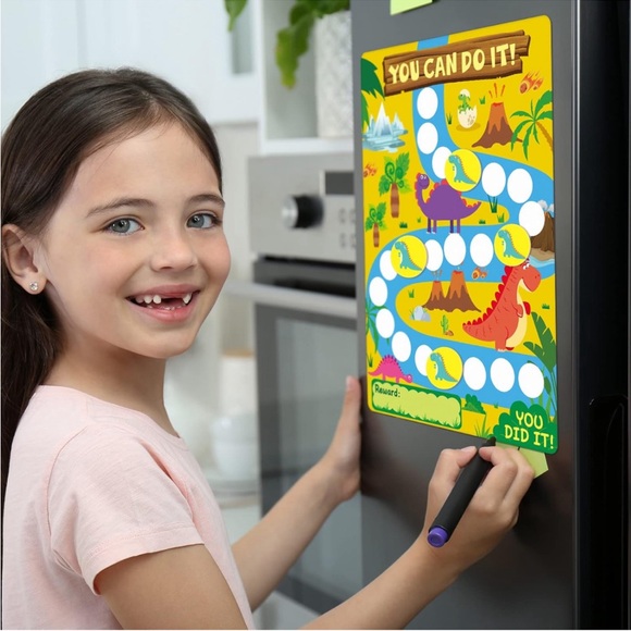 2Pcs Magnetic🧲DryEraseRewardChart📊4 Kids👦🏻👧🏻GoodBehaviorChart4Kids👦🏻👧🏻 - Picture 6 of 7